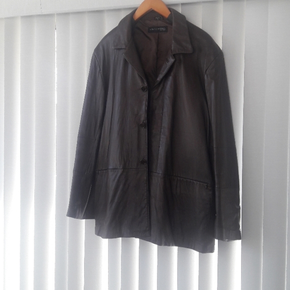Kenneth Cole Other - Kenneth Cole Brown men's leather jacket